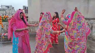 Banna Re Baga Me Jhula Dalya  rajsthani song Dance  Rathore sisters [upl. by Ardnuat]