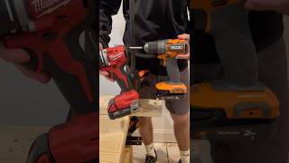 Milwaukee Compact Vs Ridgid Subcompact Drills ridgid milwaukee tools diy [upl. by Ardried]