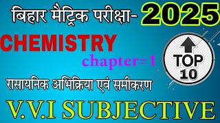 बिहार मैट्रिक परीक्षा 2025 के लिए टॉप 10 VVI subjective [upl. by Acirre]