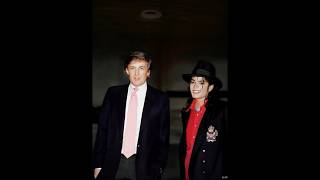 “Icons Collide When Donald Trump Met Michael Jackson” trump michealjackson [upl. by Etram]