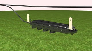 Multiport Service Terminal MST Mounting the MST Using an Aerial Strandmount [upl. by Bergmans]