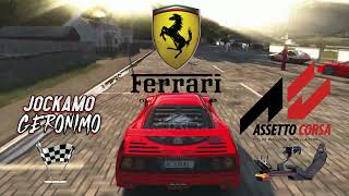 Ferrari F40  Assetto Corsa  Bonnochbrae Yard  Scotland  4K [upl. by Sidras813]