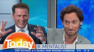 Karl freaked out by master mentalist Lior Suchard  TODAY Show Australia [upl. by Lierbag31]