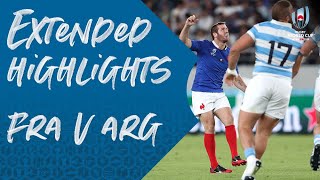 Extended Highlights France 2321 Argentina  Rugby World Cup 2019 [upl. by Nej]