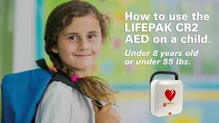 Child Instructions  Lifepak CR2 [upl. by Dilisio]