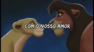 O Rei Leão II  Com o Nosso Amor Letra [upl. by Goldi]