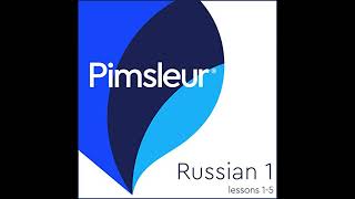 Russian Level 1 Lessons 15 Audiobook by Pimsleur [upl. by Ahsein]