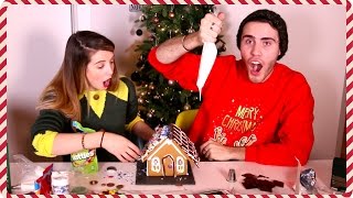 Making A Gingerbread House With Alfie  Zoella [upl. by Kellie318]