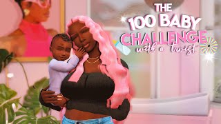 The 100 Baby Challenge with INFANTS👶🏾🍼 The Sims 4 4 [upl. by Paddy266]