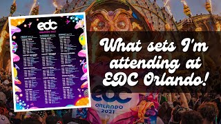 EDC Orlando Set Times 2022  My Artist Recommendations 🎶 [upl. by Epolenep510]