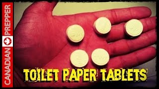 INCREDIBLE Bug Out Bag Toilet Paper Tablets  Canadian Prepper [upl. by Iadrahc857]