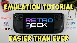 RetroDECK Emulation for Steam Deck  Quick amp Easy Setup Tutorial 2024 [upl. by Iam]