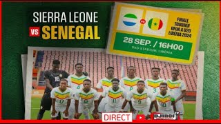 Senegal Vs Sierra Leone  finale du tournoi UFOA U20 2024 [upl. by Chi136]