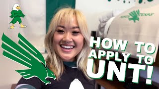 How to apply to UNT [upl. by Weinert378]