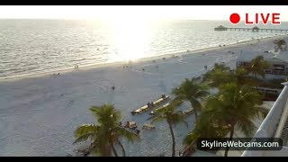 Live Webcam from Fort Myers Beach  Florida [upl. by Rodrick]