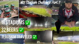 Attending Evrey NRL Clubs Stadium in a single season Part 2 [upl. by Haneehs229]