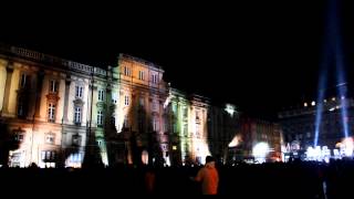 Fête des Lumières  Lyon 2012  Place des Terreaux [upl. by Piselli243]