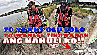 TINAWANAN LANG NG 70 YEARS OLD LOLO TAIWANESE ANG NAHULI KO GRABE LAKAS PA NYA MANGISDA [upl. by Norda292]