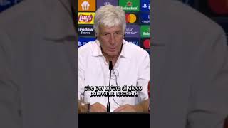 Gasperini parla della finale persa🔥⚽calcio [upl. by Llenyar]