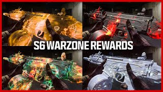 ALL Season 6 Warzone Reward Challenges amp Camos Redacted Combat Expertise Cooperation amp Mobility [upl. by Nnyltiak]