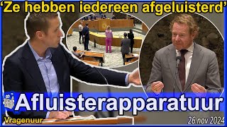 Kamervragen over aanschaf omstreden Israëlische afluistersystemen voor de politie  Tweede Kamer [upl. by Oirasec112]