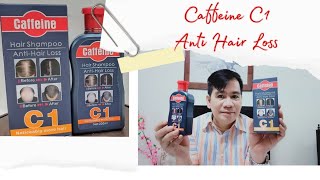 CAFFEINE C1 HAIR SHAMPOO ANTI HAIR LOSS REVIEW 2021 [upl. by Krein]