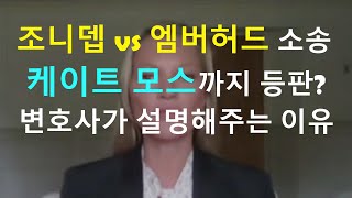 조니뎁 vs 엠버허드 소송 케이트 모스까지 등판 [upl. by Hammel649]