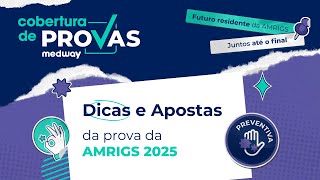 Dicas e Apostas para a prova da AMRIGS  Medicina Preventiva  Cobertura de Provas Medway [upl. by Tikna]