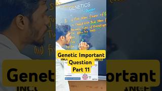 Class 12th  Genetics important questions Part 11  neet k2institute [upl. by Ferdinande]