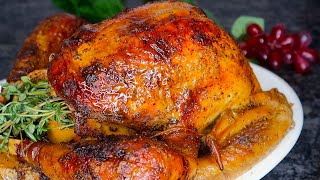 The BEST Thanksgiving Turkey Recipe  How To Make Juicy Tender Turkey With Crispy Skin [upl. by Burley]