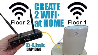 Create Multi Wifi at your home DP1360 [upl. by Dlorrej919]