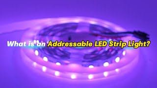 What is an Addressable LED Strip Light [upl. by Palmer]