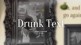 Preset typograph Alight motion  Drunk text Henry Moodie  4k biw [upl. by Tess746]