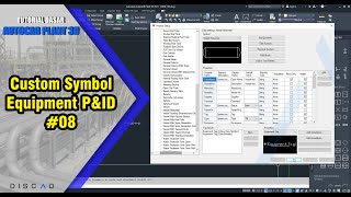 Autocad PampID Drawing  Custom Symbol Equipment 08 [upl. by Anniken]