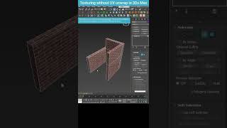 Texturing without UV Unwrap in 3Ds Max Preserve UVs Feature shorts tips 3dsmax texturing [upl. by Murrah]