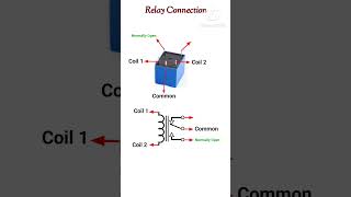 Relay connection  shorts relay electroniccomponents rahulkielectronic [upl. by Edris]