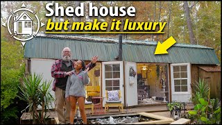 Unbelievable 6k Shed Makeover Shabby Chic OffGrid Homestead [upl. by Jacquetta376]