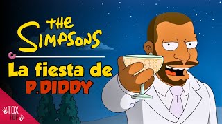 Los Simpson van a las fiestas blancas de PDiddy  Los Simpson [upl. by Keenan]