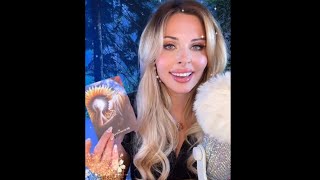 ASMR Positive Energy for Sleep Oracle Card Reading Whisper Relaxation as you Drift off 🧜🏼‍♀️ [upl. by Ahsehat]