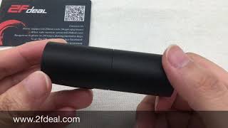 2FdealMini B MiniB Style 316SS 18650 Mech Mod [upl. by Carlick]