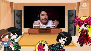 Fandom Reacts to markiplier play Joy of creation [upl. by Brenn]