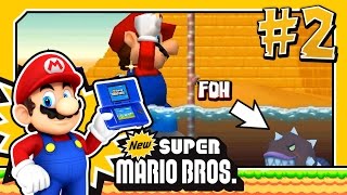 New Super Mario Bros DS 1080p HD Part 2  World 2 100 RAGE [upl. by Jamesy203]