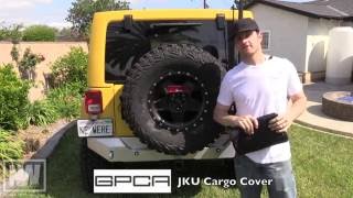 GPCA Cargo Cover LITE for the Jeep JKU 2007Present  quotThe NeWere4x4 Jeepquot [upl. by Naylor117]