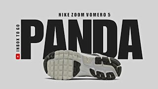 PANDA 2024  BLACK AND WHITE Nike Zoom VOMERO 5 DETAILED LOOK AND RELEASE INFORMATION [upl. by Leta]