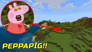 Minecraftta Korkunç Domuzun Mekanını Bastım Minecraft Peppa Pig [upl. by Lupiv]