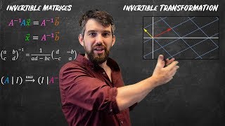 Invertible Matrices correspond with Invertible Transformations proof [upl. by Jeffers]