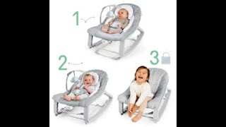 Ingenuity Keep Cozy 3in1 Grow with Me Vibrating Baby Bouncer Seat amp Infant to Toddler Rocker [upl. by Nnylsoj]