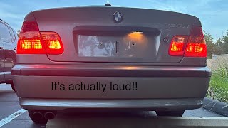 How to make your e46 exhaust louder for free Butterfly MOD [upl. by Fernyak]