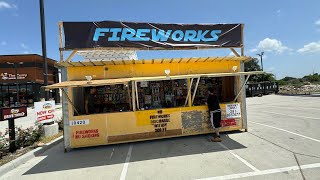 The Best Fireworks Stand In Texas AIM Fireworks [upl. by Nod]