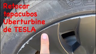 Rotocar tapacubos uberturbine TESLA [upl. by Converse]